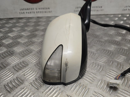 HONDA JAZZ MK3 2009-2015 GENUINE DRIVERS SIDE POWER FOLD WING MIRROR WHITE