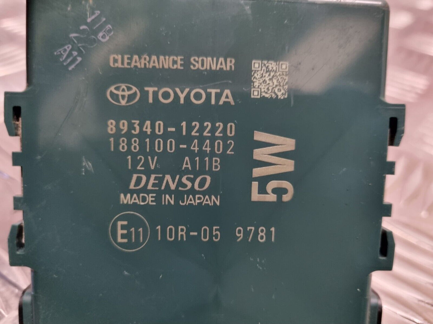 TOYOTA COROLLA MK12 2019-2023 GENUINE SONAR CLEARANCE CONTROL MODULE 89340-12220