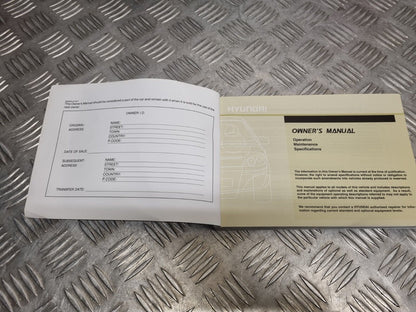 HYUNDAI I30 (GD) MK2 2012-2018 GENUINE OWNERS MANUAL HANDBOOK PACK WALLET BOOK