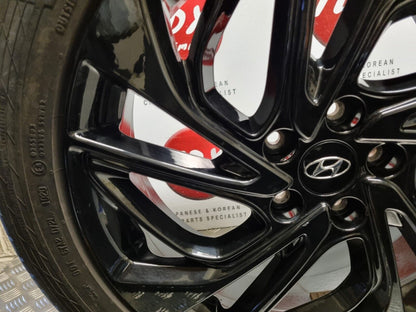HYUNDAI TUCSON MK3 2015-2020 19 INCH BLACK ALLOY WHEEL 6MM 245/45/19 52910-D7490
