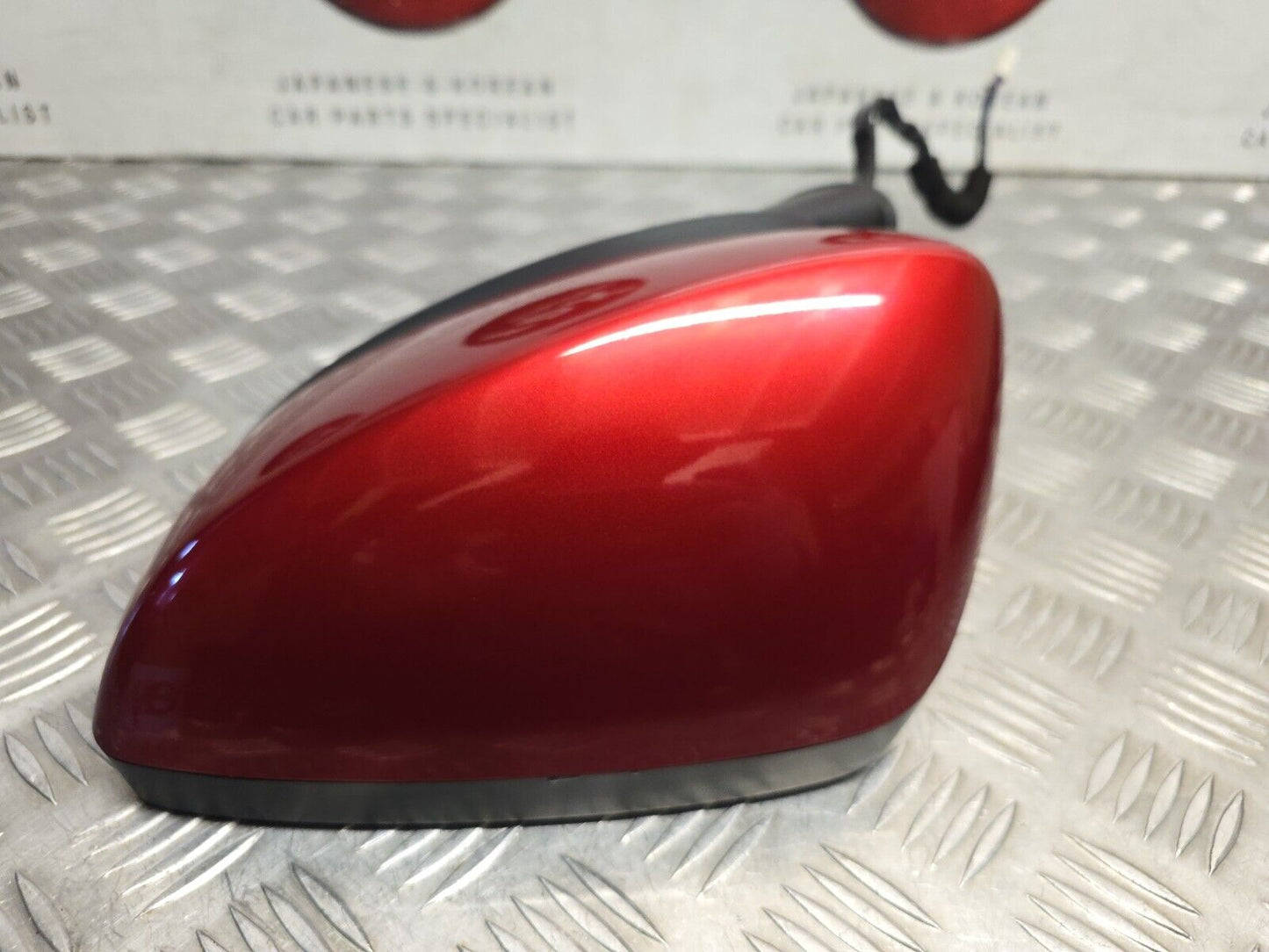 MAZDA 2 (DJ) MK3 2015-2020 GENUINE PASSENGERS SIDE POWER FOLD WING MIRROR RED