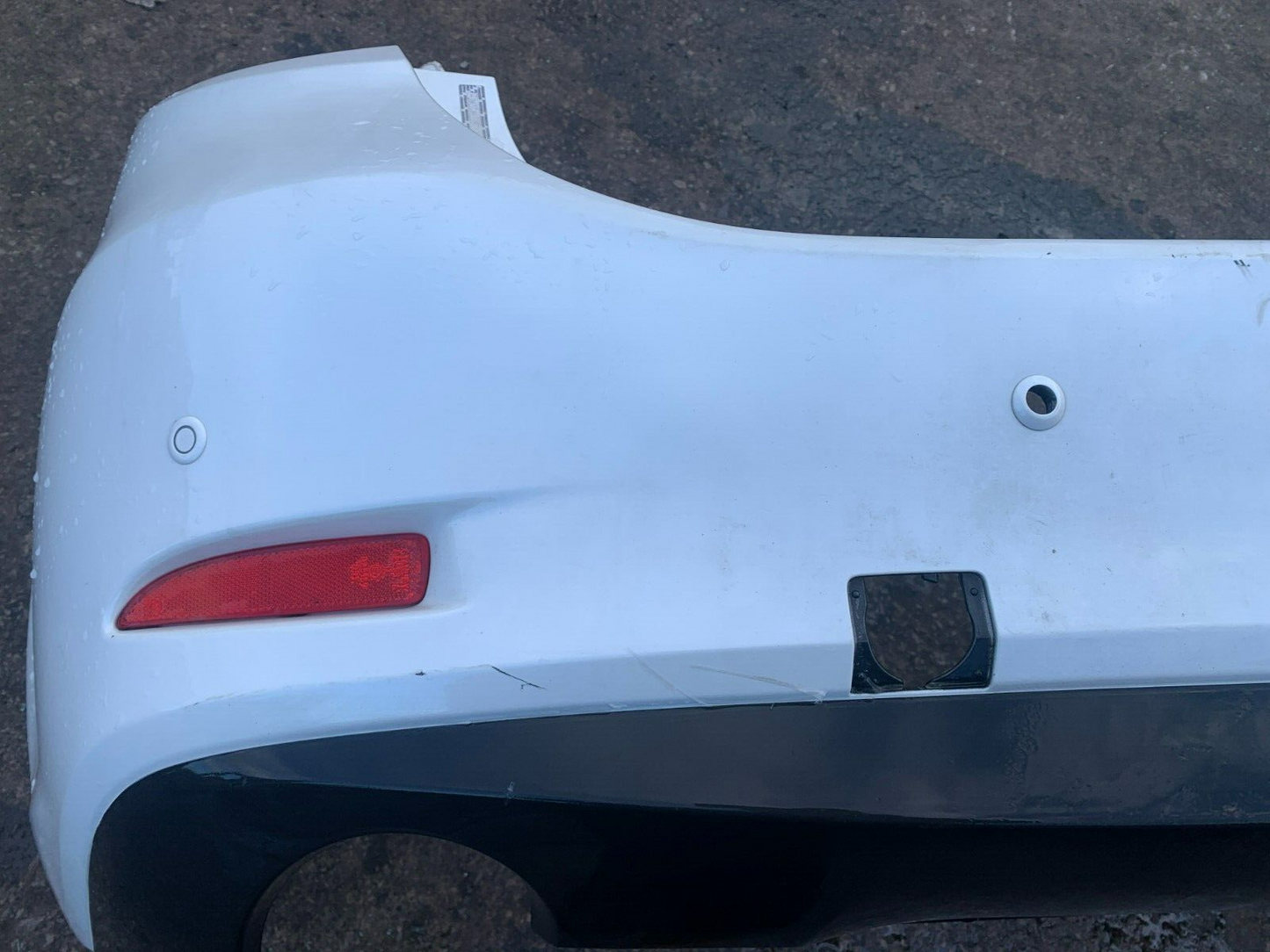 MAZDA 6 MK3 2014-2017 SALOON PRE-FACELIFT  GENUINE REAR BUMPER WHITE