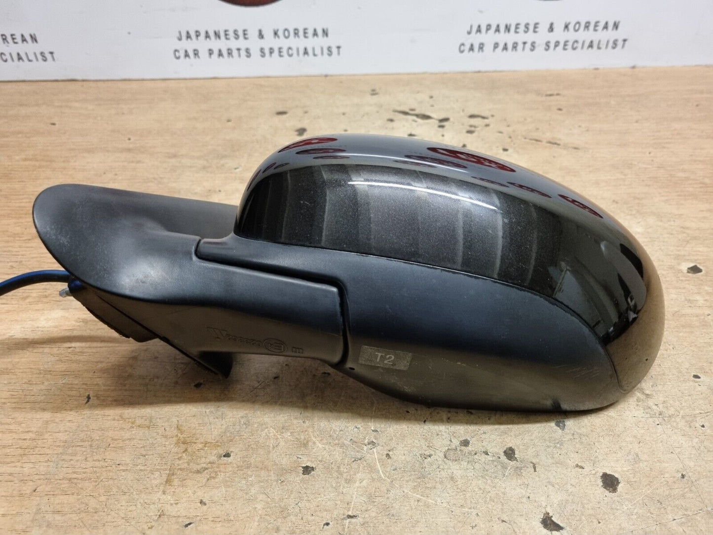 NISSAN JUKE F15 2010-2014 GENUINE PASSENGERS SIDE POWER FOLD WING MIRROR BLACK