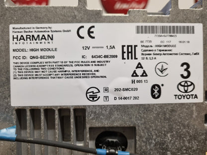 TOYOTA C-HR, PRIUS 2017-2020 GENUINE HARMAN EXTENSION MODULE UNIT 86840-0F030