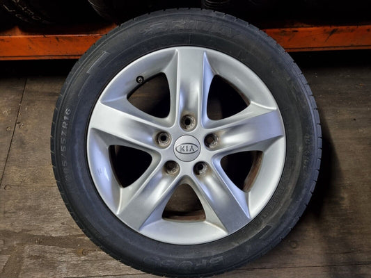 KIA CEED MK1 2006-2012 16" INCH GENUINE ALLOY WHEEL 205/55/16 6Jx16 529101H235