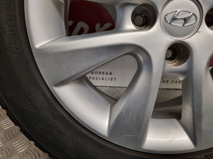 HYUNDAI I20 (PB) 2008-2014 15 INCH GENUINE ALLOY WHEEL 6MM 185/60/15 52910-1J805