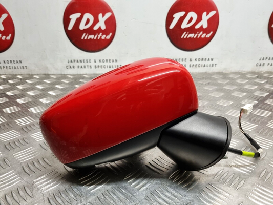 SUZUKI BALENO A1K MK2 2016-2019 GENUINE DRIVERS SIDE HEATED WING MIRROR Z4Q RED