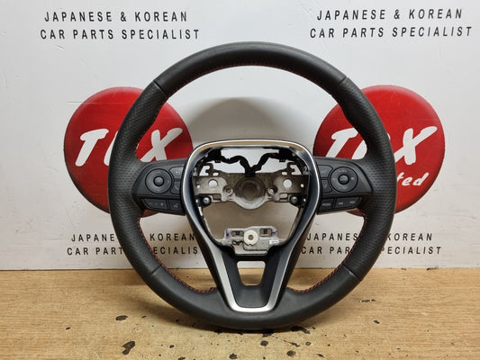 TOYOTA COROLLA MK12 2019-2022 E21 GENUINE LEATHER MULTIFUNCTIONAL STEERING WHEEL