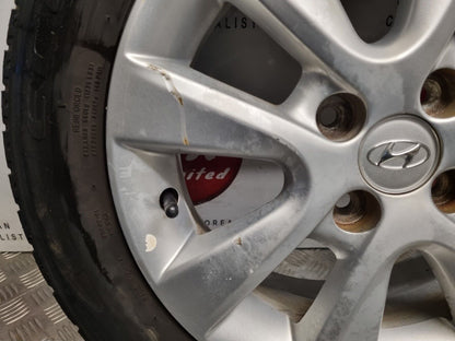 HYUNDAI I20 PB 2008-2014 15" INCH GENUINE ALLOY WHEEL 7MM 185/60/15 52910-1J805
