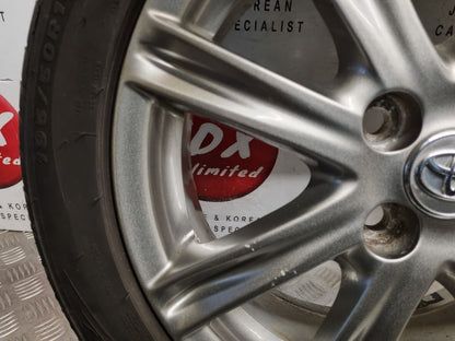 TOYOTA YARIS MK3 2012-2020 16" INCH GENUINE GREY ALLOY WHEEL 5MM ET51 195/50/16