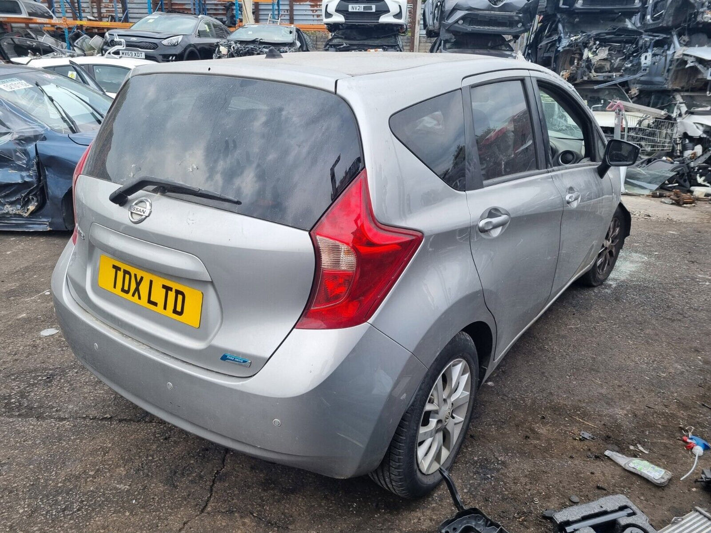 2015 NISSAN NOTE MK2 ACENTA PREMI 1.2 PETROL 5 SPEED MANUAL VEHICLE FOR BREAKING