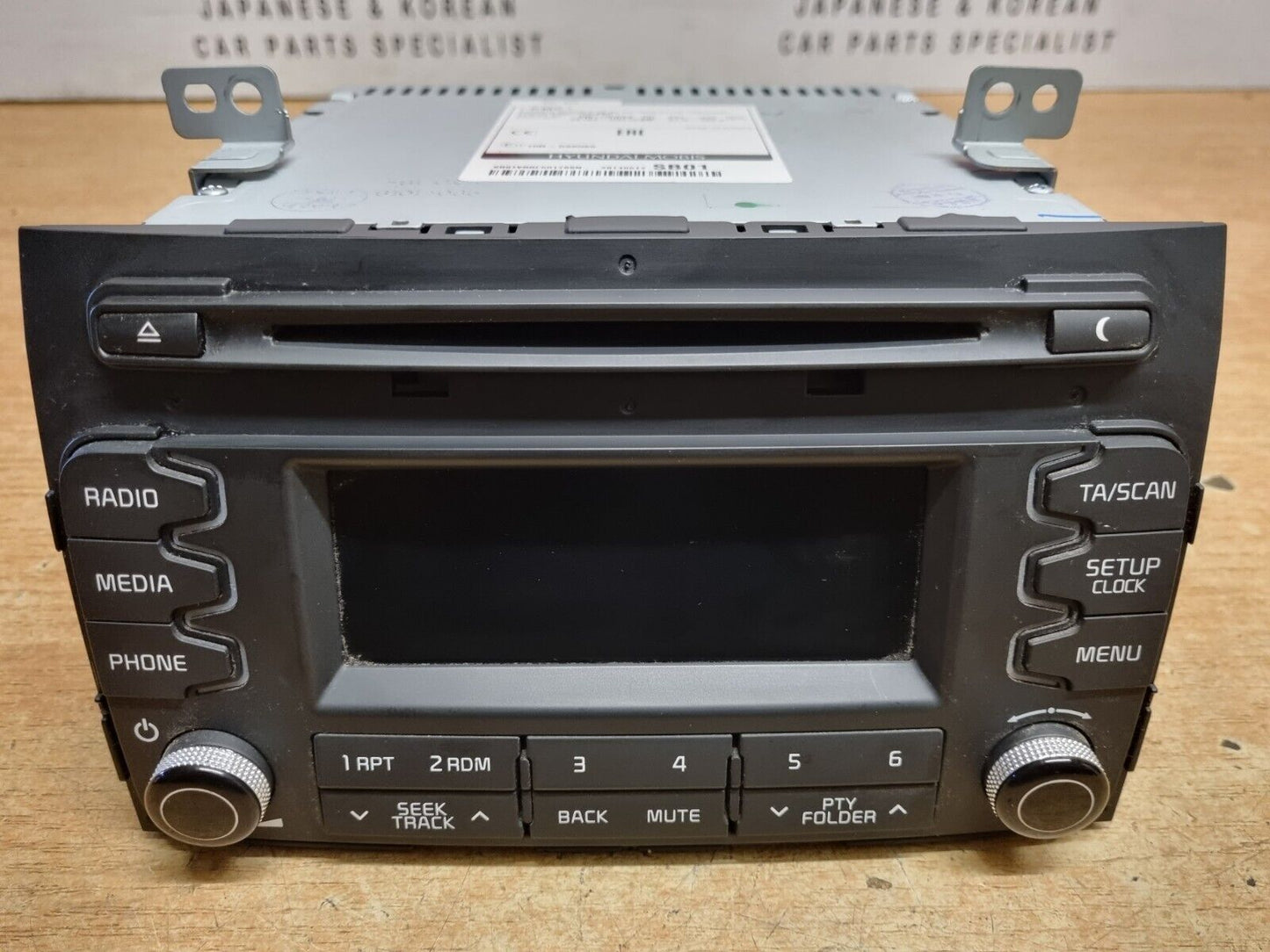 KIA SPORTAGE MK3 2010-2015 GENUINE RADIO CD STEREO MEDIA HEAD UNIT 96150-3U010WK