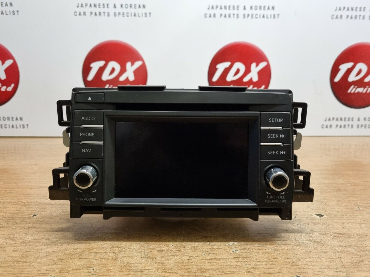 MAZDA CX-5 MK1 SAT NAV CD PLAYER STEREO RADIO HEAD UNIT 2012-2017 GKK966DV0A