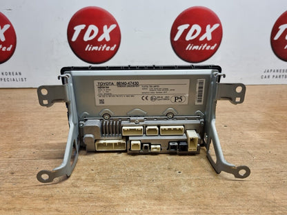 TOYOTA PRIUS MK4 2017-2022 GENUINE TOUCHSCREEN DISPLAY SCREEN UNIT 86140-47430