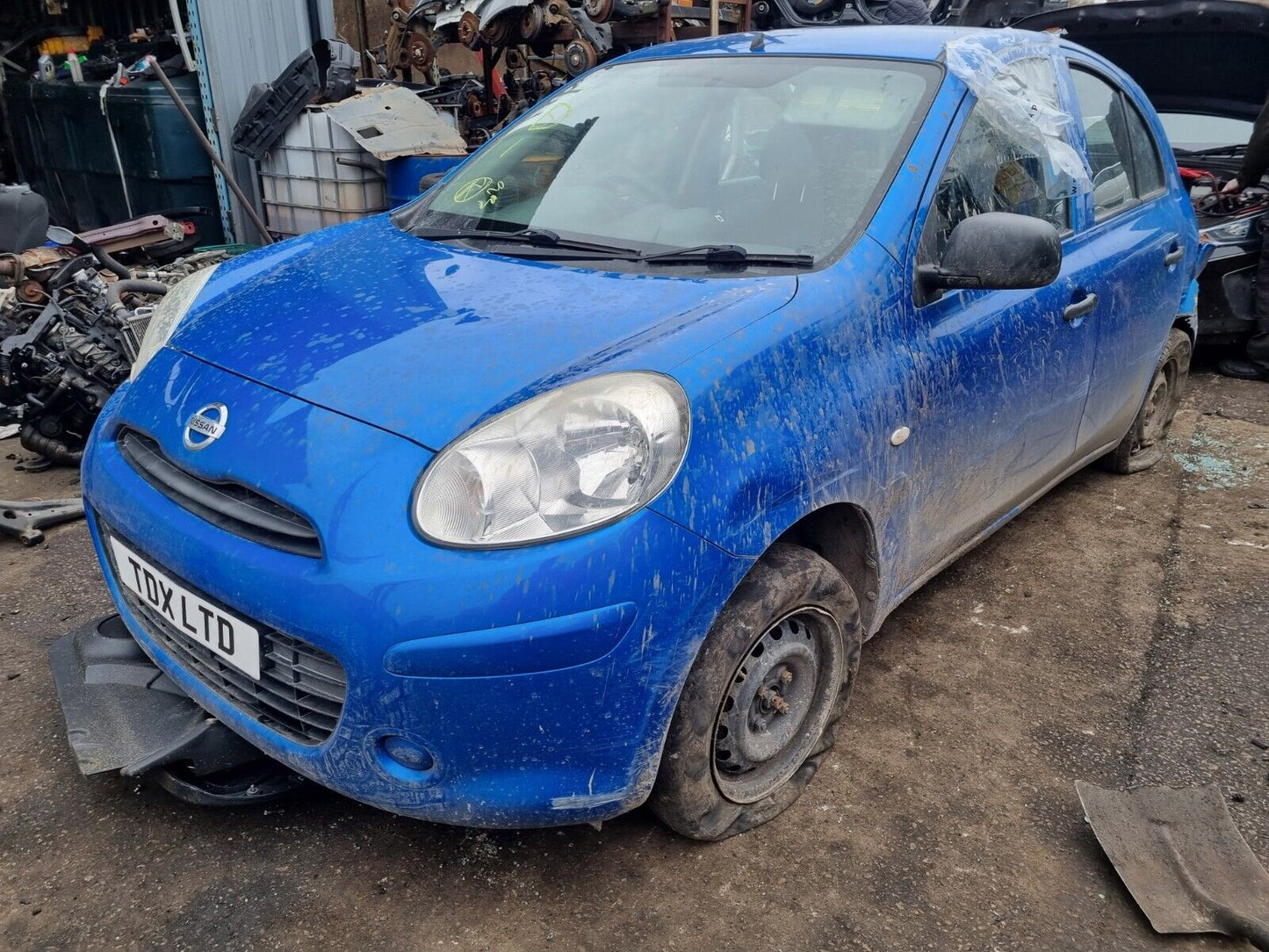 2011 NISSAN MICRA VISIA MK4 K13 1.2 PETROL 5 SPEED MANUAL VEHICLE FOR BREAKING