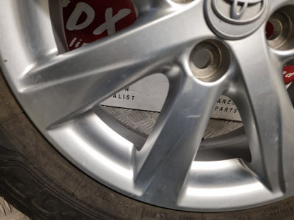 TOYOTA YARIS MK3 2011-2015 15 INCH GENUINE ALLOY WHEEL 4MM 175/65/15 42611-0D610