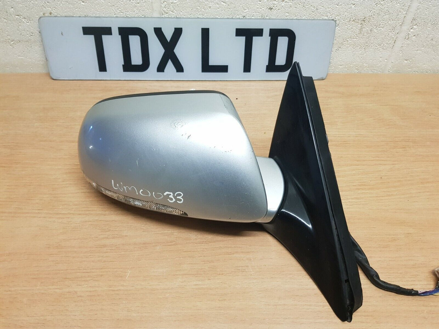 Honda Accord Driverside Silver Electric Wing Mirror 2003 2004 2005 2006