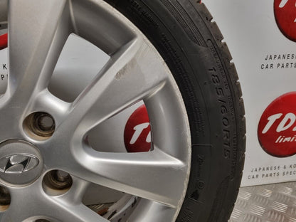 HYUNDAI I20 PB 2008-2014 15" INCH GENUINE ALLOY WHEEL 185/60/15 8MM 52910-1J805