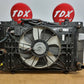 TOYOTA AURIS MK2 1.3 PETROL MANUAL GENUINE COMPLETE RADIATOR FAN PACK 2013-2018