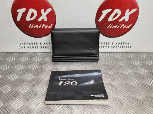 HYUNDAI I20 (PB) MK1 2008-2014 GENUINE OWNERS MANUAL HANDBOOK PACK WALLET BOOK