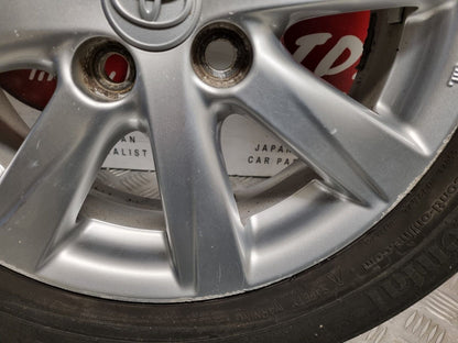 TOYOTA YARIS MK3 2011-2015 15" INCH GENUINE ALLOY WHEEL 175/65/15 42611-0D610