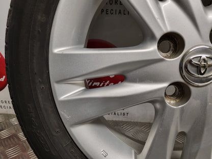 TOYOTA IQ 2009-2015 16" GENUINE TWIN 5 SPOKE ALLOY WHEEL 175/60/16 5J ET45