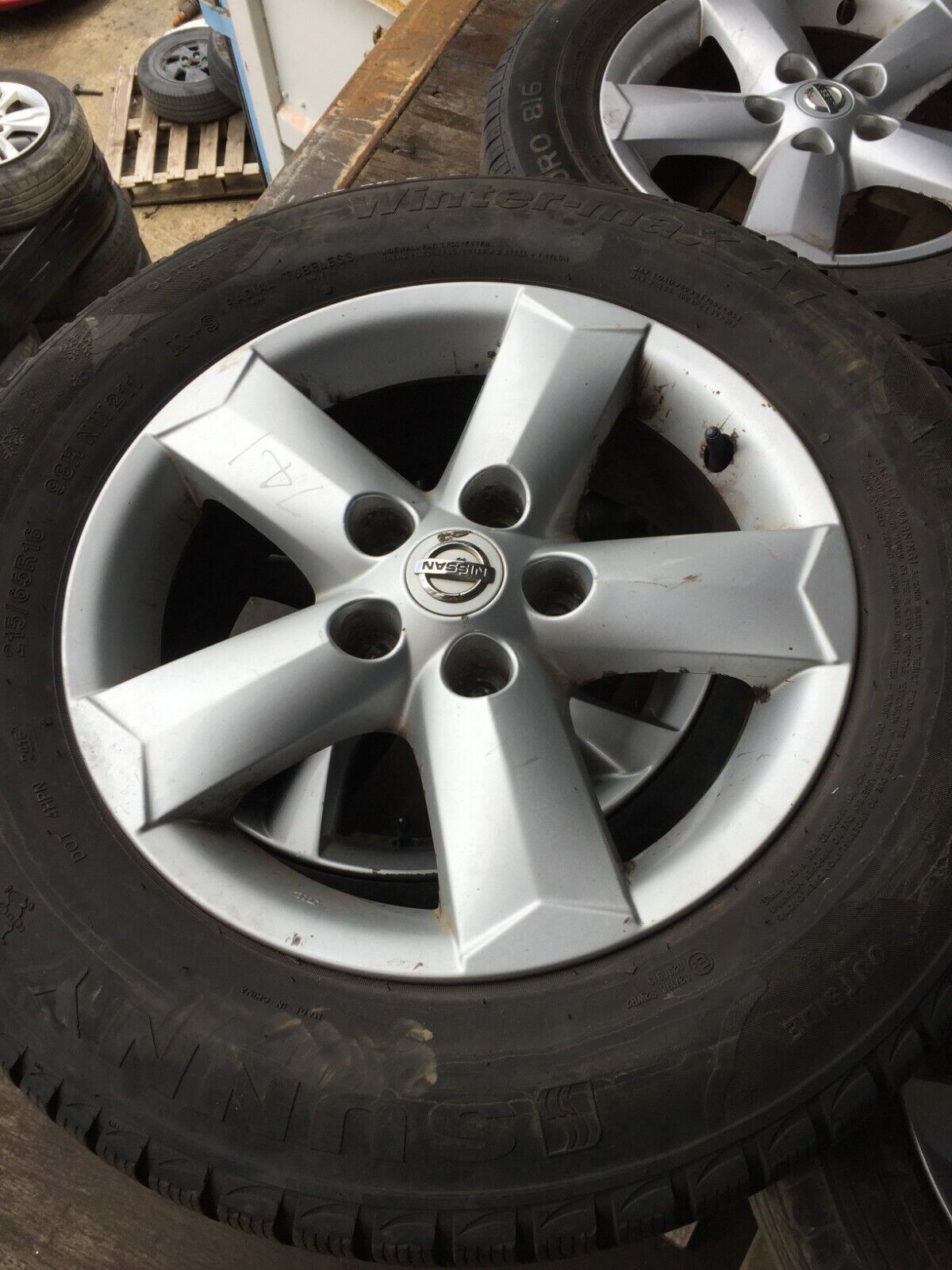 Nissan Qashqai Acenta 16" Alloy Wheel 2007 2008 2009  AW741