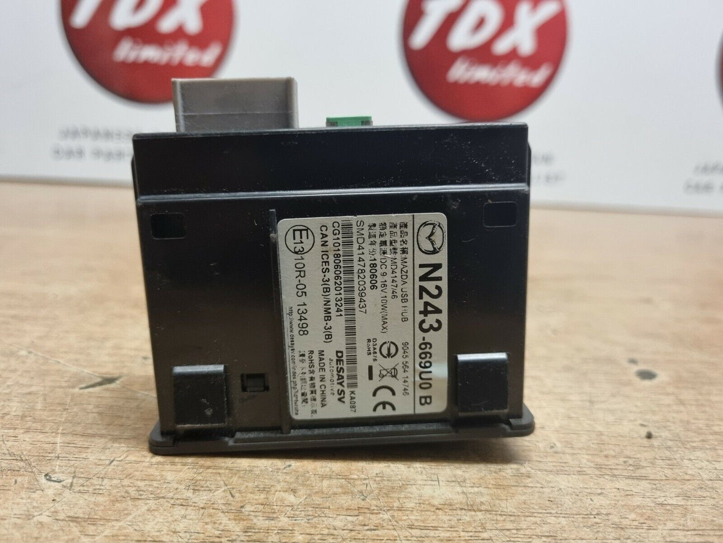 MAZDA MX5 MK4 GENUINE USB AUXILIIARY AUX PORT HUB MODULE UNIT 2015-2019