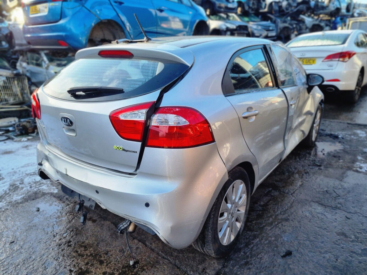 2013 KIA RIO 2 UB MK3 ECODYNAMICS 1.1 DIESEL 6 SPEED MANUAL VEHICLE FOR BREAKING