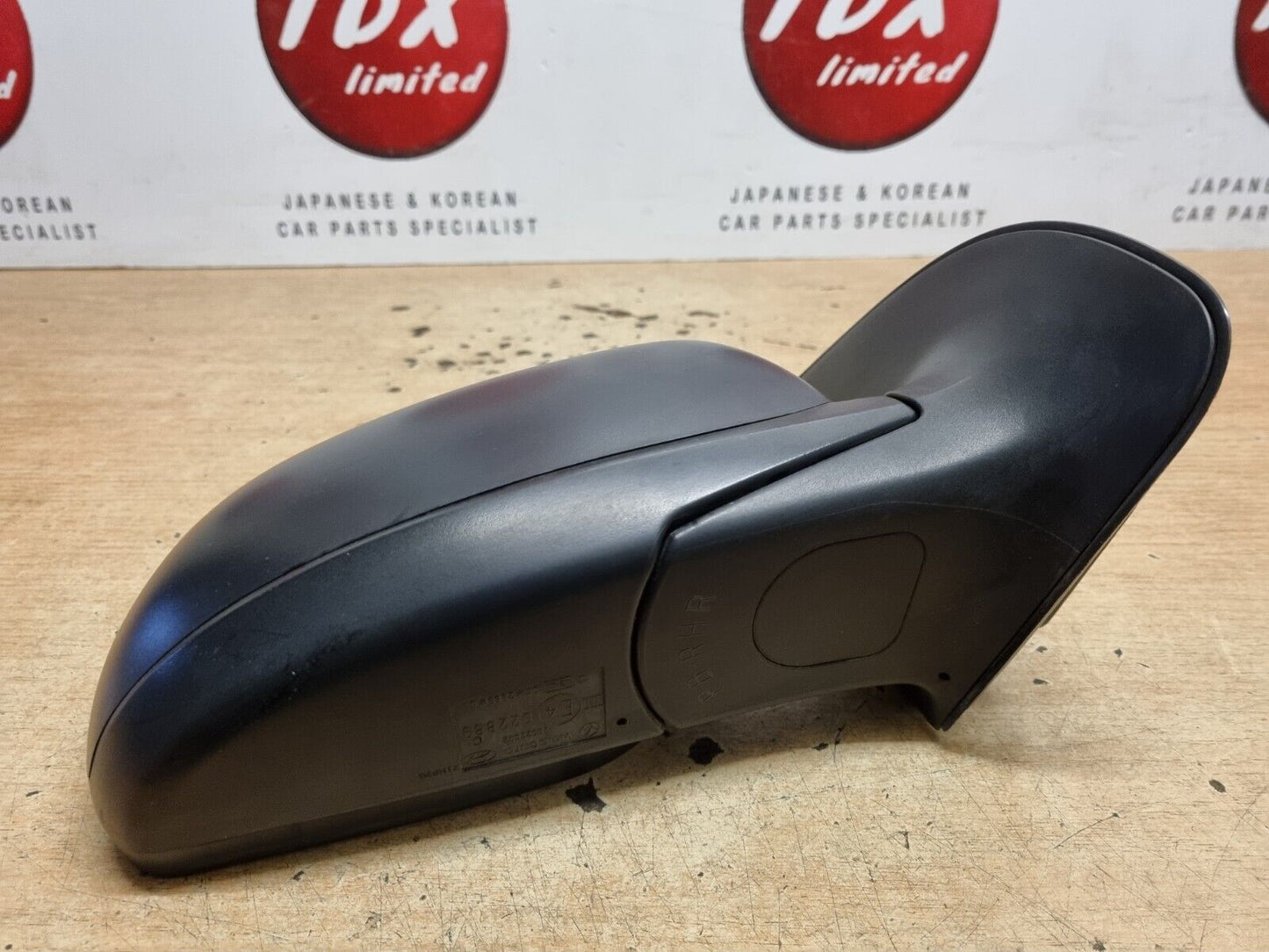 HYUNDAI I20 PB MK1 2008-2014 GENUINE DRIVERS SIDE MANUAL WING MIRROR BLACK