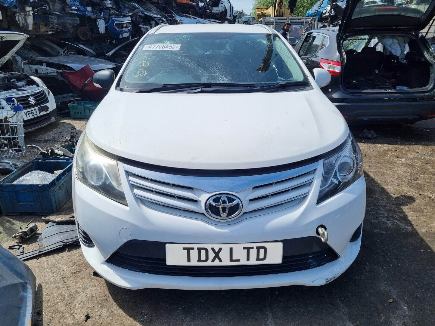 2012 TOYOTA AVENSIS ESTATE T27 MK3 2.0 DIESEL 6 SPD MANUAL VEHICLE FOR BREAKING