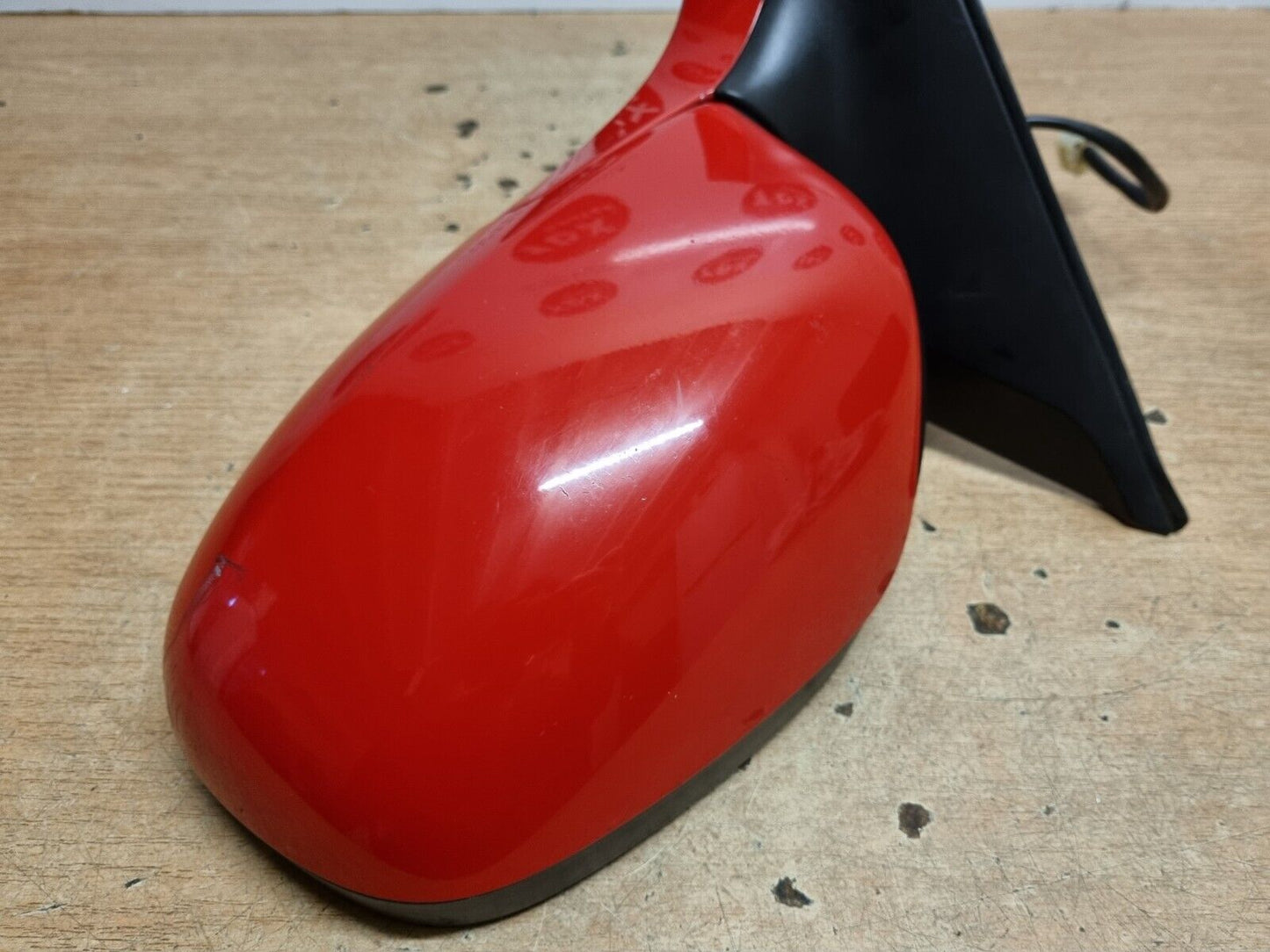 SUZUKI SWIFT 2005-2010 GENUINE PASSENGERS SIDE ELECTRIC HEATED WING MIRROR RED