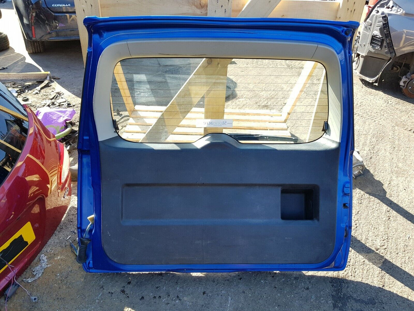 Suzuki Grand Vitara 3DR Tailgate Shell In Blue 2006-2011