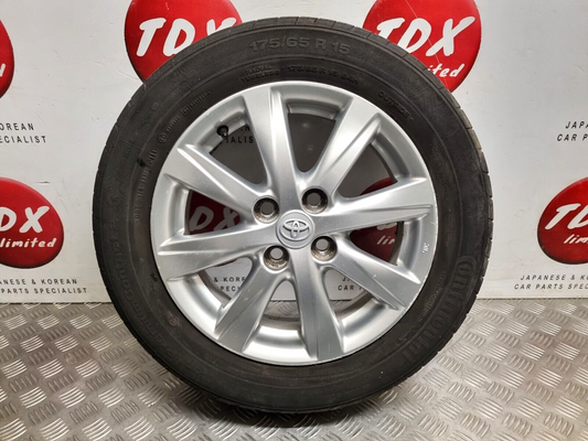 TOYOTA YARIS MK3 2011-2015 15" INCH GENUINE ALLOY WHEEL 175/65/15 42611-0D610