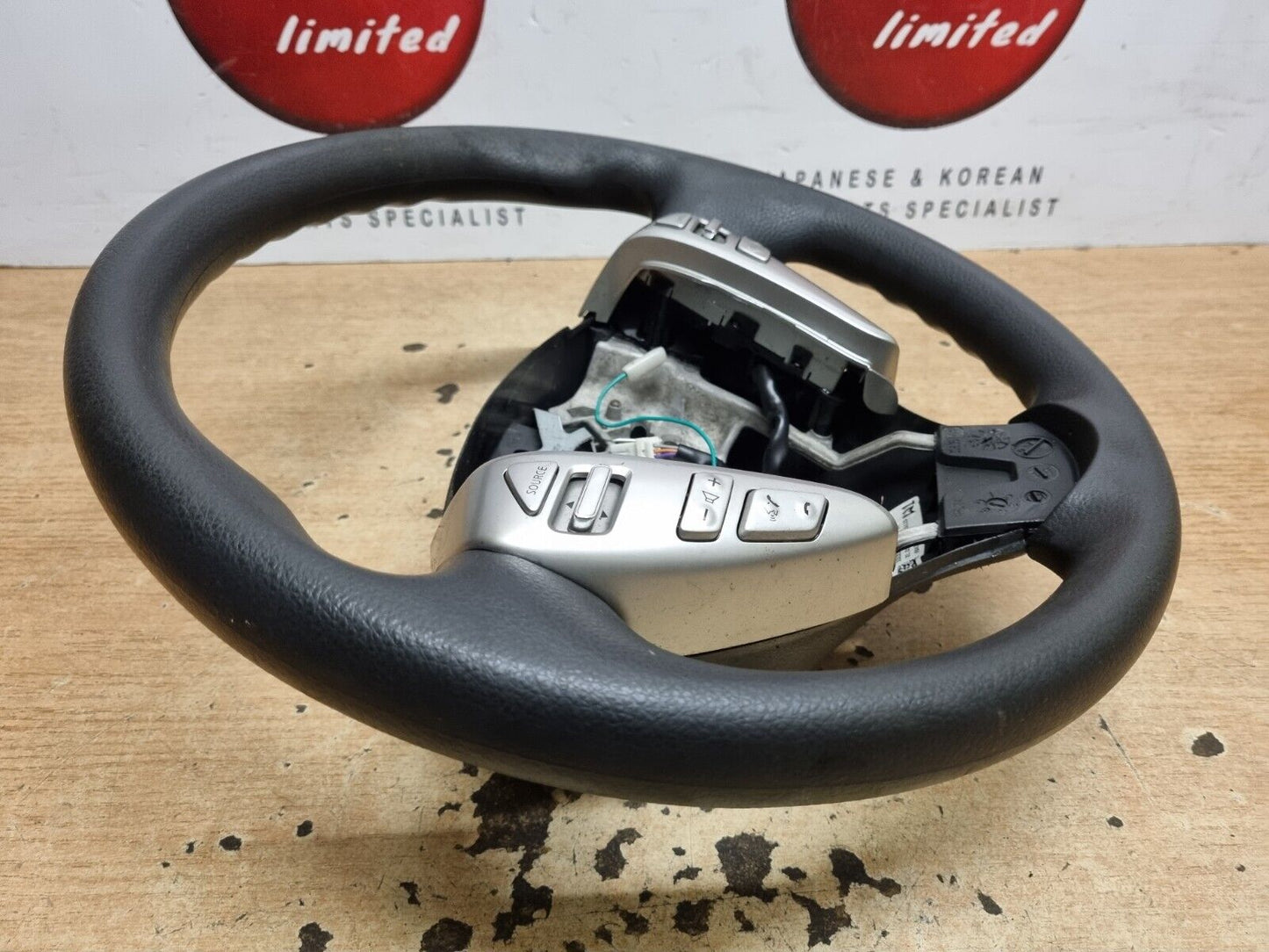 NISSAN NOTE 2013-2017 GENUINE MULTIFUNCTIONAL LEATHER STEERING WHEEL 48430-3VW1C