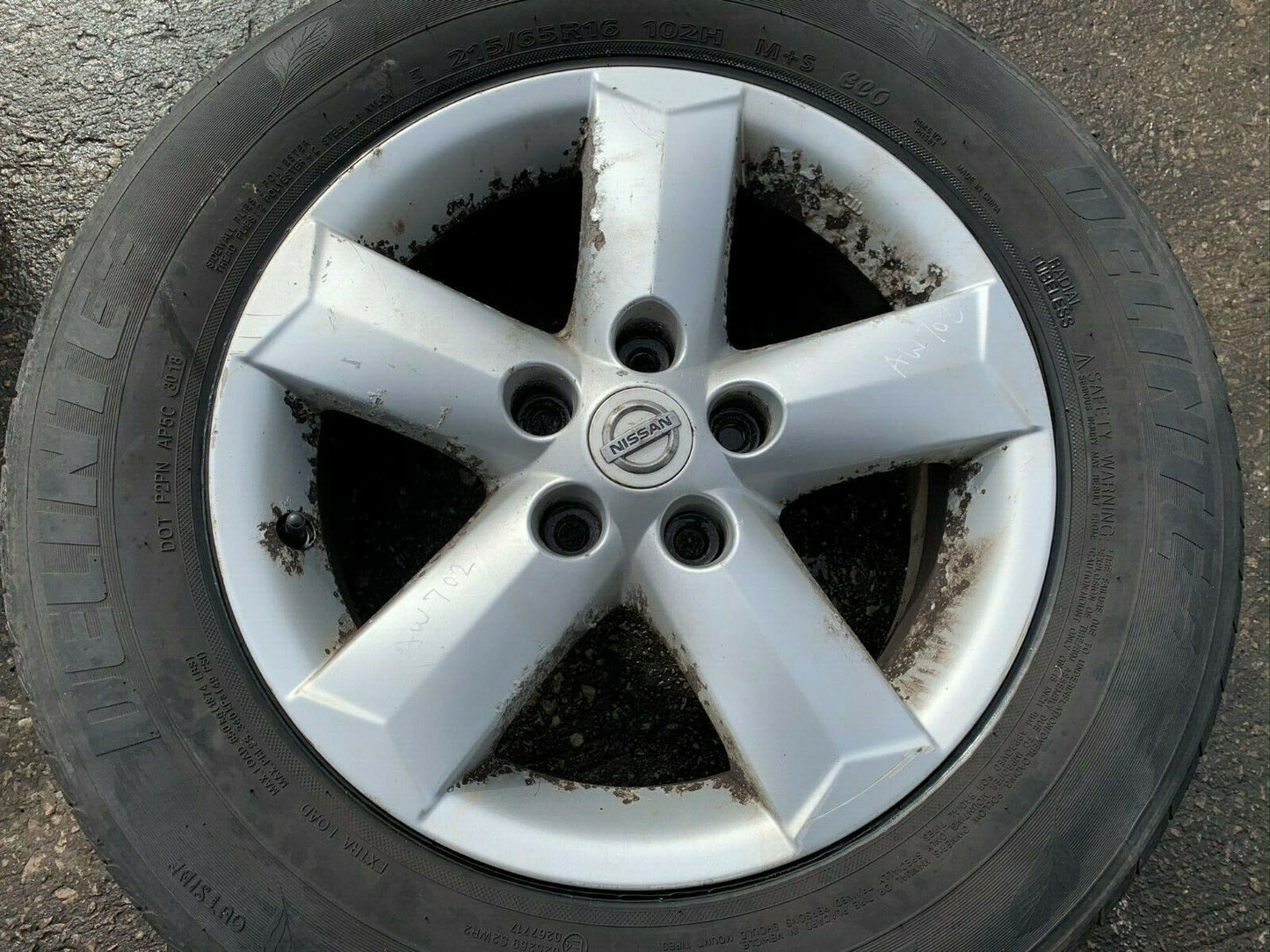 Nissan Qashqai J10 16" Inch Alloy Wheel 2007 2008 2009 2010 215/65R16 AW702