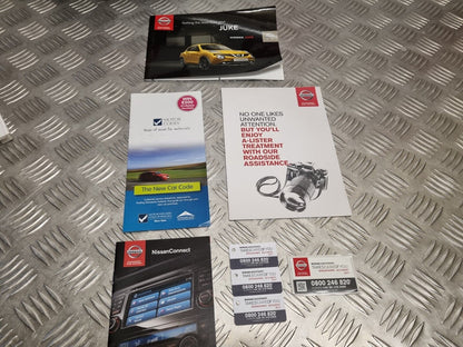NISSAN JUKE F15 2014-2019 GENUINE OWNERS MANUAL CONNECT HANDBOOK PACK WALLET