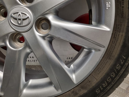 TOYOTA YARIS MK3 2011-2015 15" INCH GENUINE ALLOY WHEEL 175/65/15 5J 42611-0D610