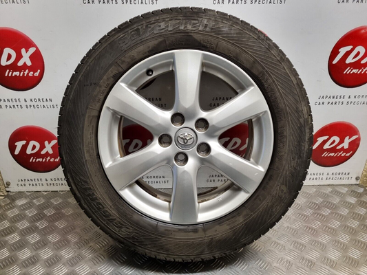 TOYOTA RAV4 MK3 2006-2012 17" INCH GENUINE ALLOY WHEEL 4.8MM TREAD 225/65/17