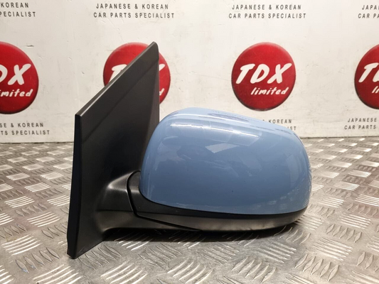 KIA PICANTO MK3 JA 2017-2023 GENUINE PASSENGERS MANUAL FOLD WING MIRROR ABB BLUE