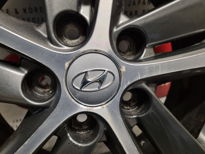 HYUNDAI I30 GD 16 INCH 2012-2018 GENUINE ALLOY WHEEL 5.8MM 205/55/16 52910-A5700