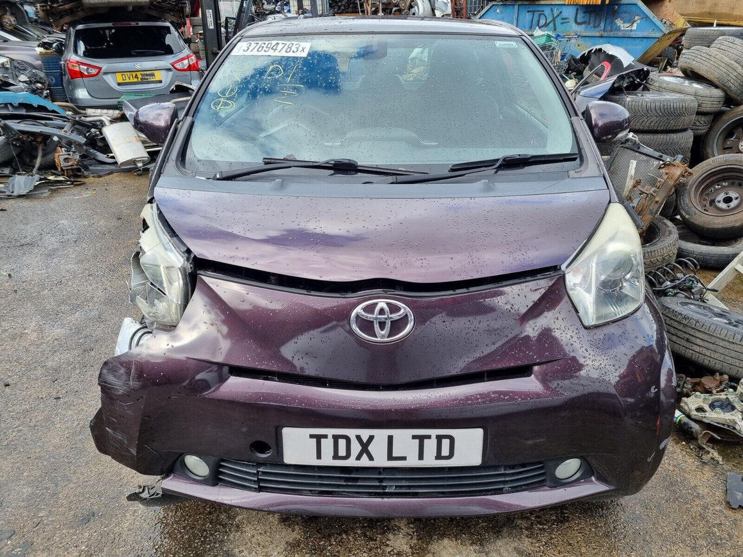 2011 TOYOTA IQ MK1 3DR HATCH 1.0 PETROL 5 SPEED MANUAL VEHICLE FOR BREAKING