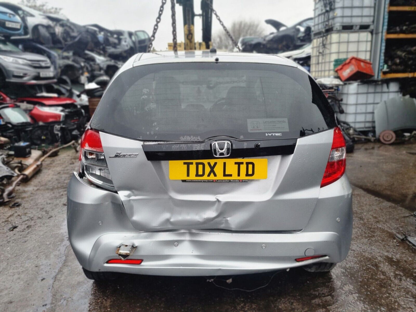 2011 HONDA JAZZ MK3 GG EX 5DR 1.3 PETROL I-VTEC 1 SPEED CVT VEHICLE FOR BREAKING