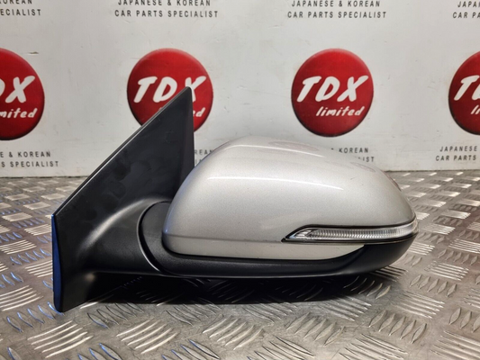 KIA RIO MK4 2017-2023 GENUINE PASSENGERS SIDE POWER FOLD WING MIRROR 4SS SILVER