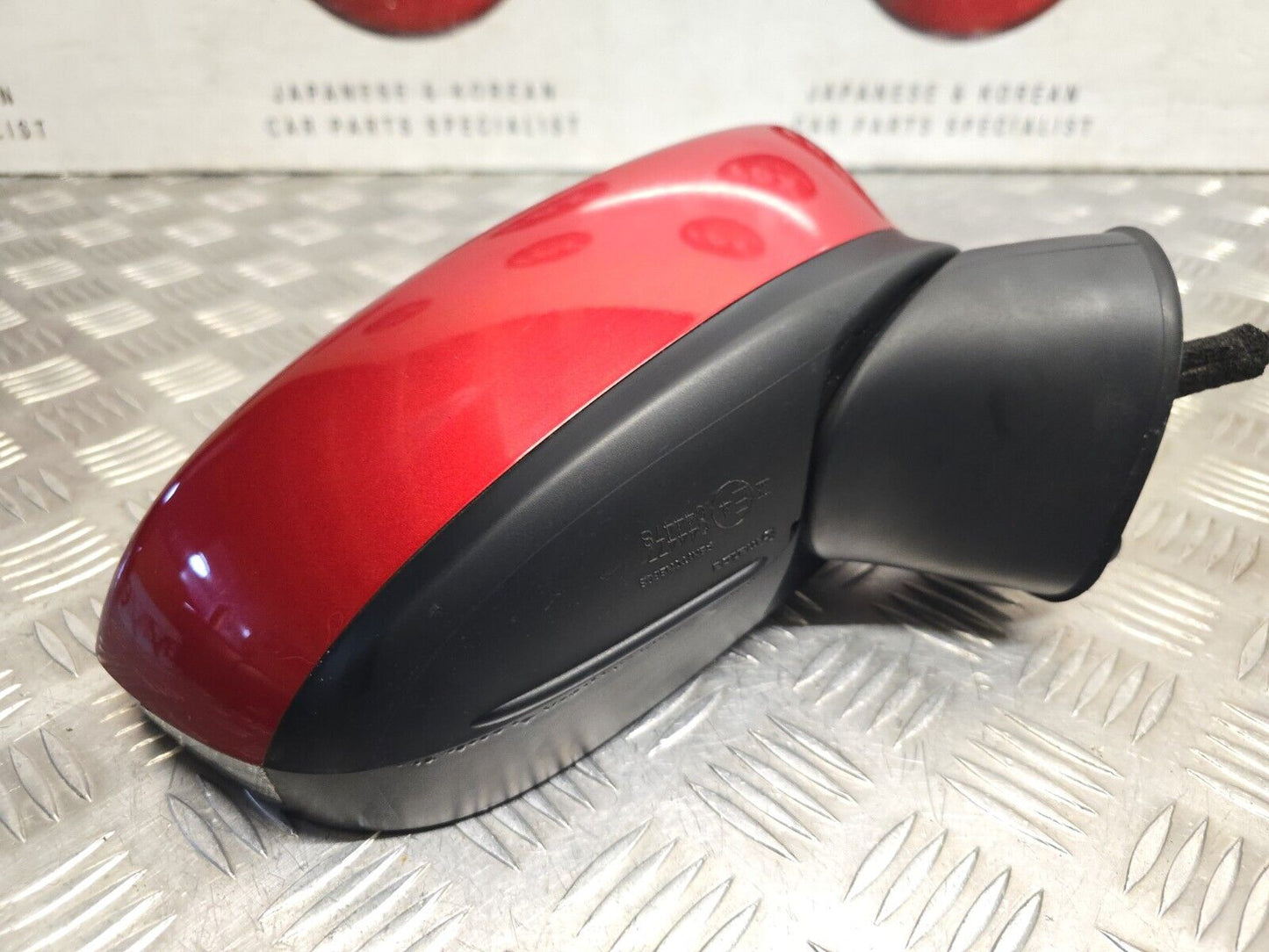 MAZDA 2 (DJ) MK3 2015-2020 GENUINE DRIVERS SIDE POWER FOLD WING MIRROR RED