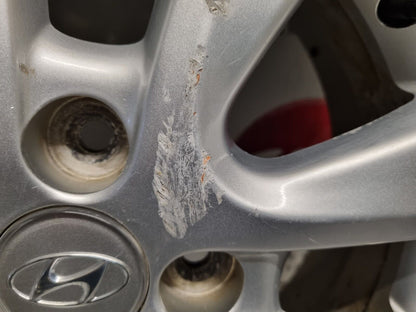 HYUNDAI I20 PB 2008-2014 15" INCH GENUINE ALLOY WHEEL 5MM 185/60/15 52910-1J805